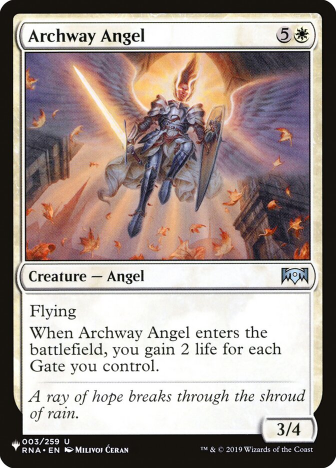 Archway Angel [The List] | Black Swamp Games