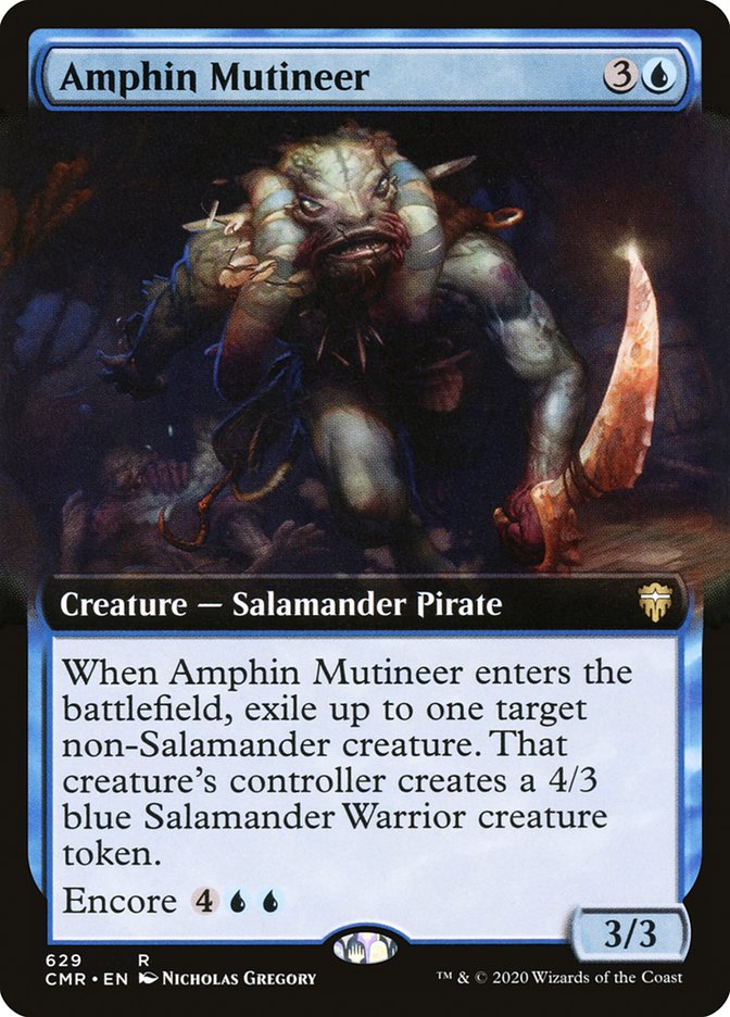Amphin Mutineer (Extended Art) [Commander Legends] | Black Swamp Games