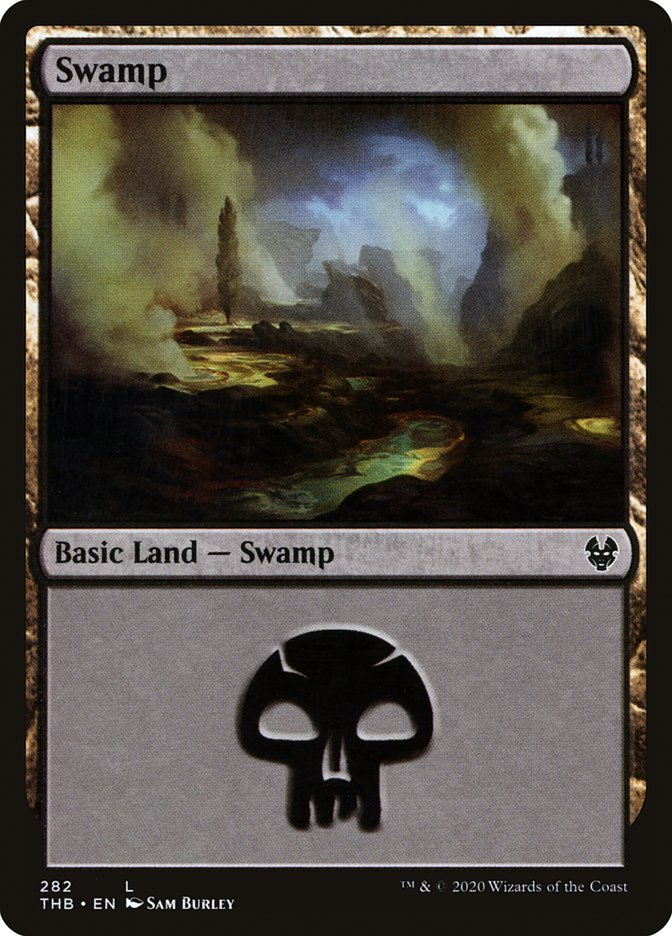 Swamp (282) [Theros Beyond Death] | Black Swamp Games