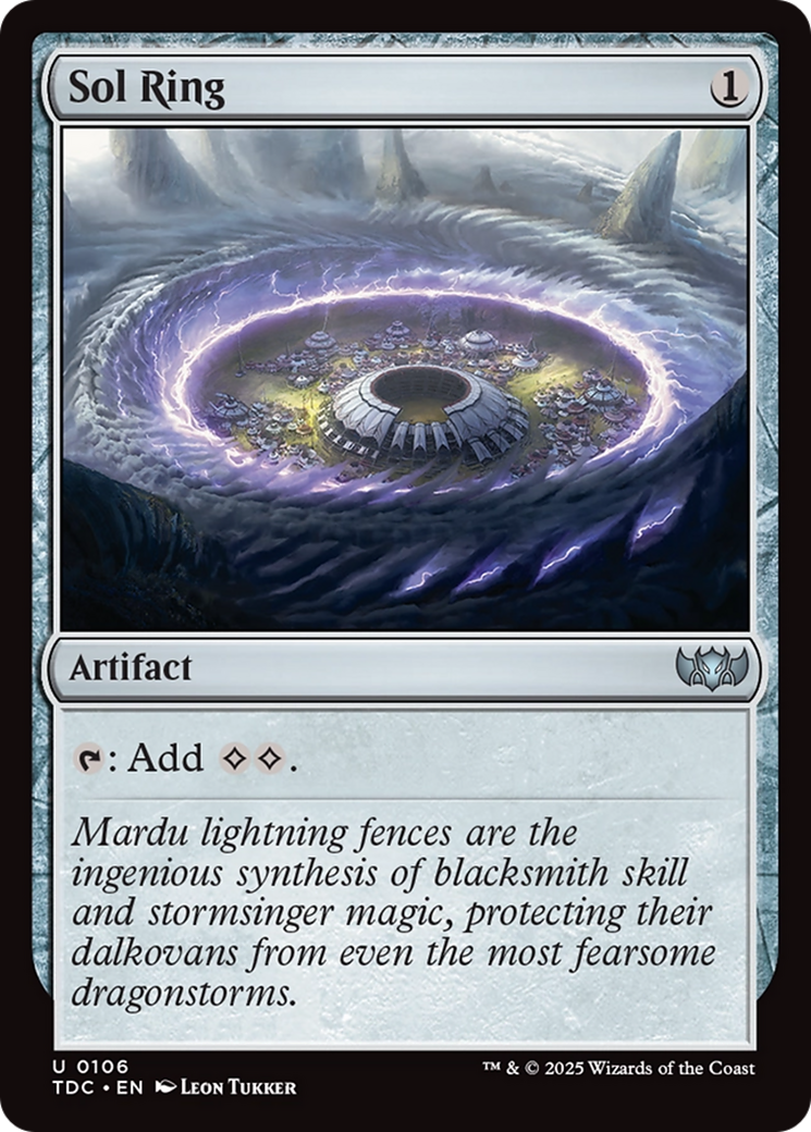 Sol Ring [Tarkir: Dragonstorm Commander] | Black Swamp Games