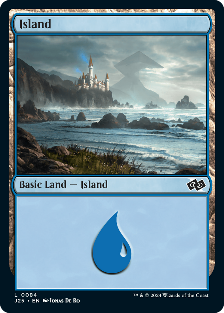 Island (84) [Foundations Jumpstart] | Black Swamp Games