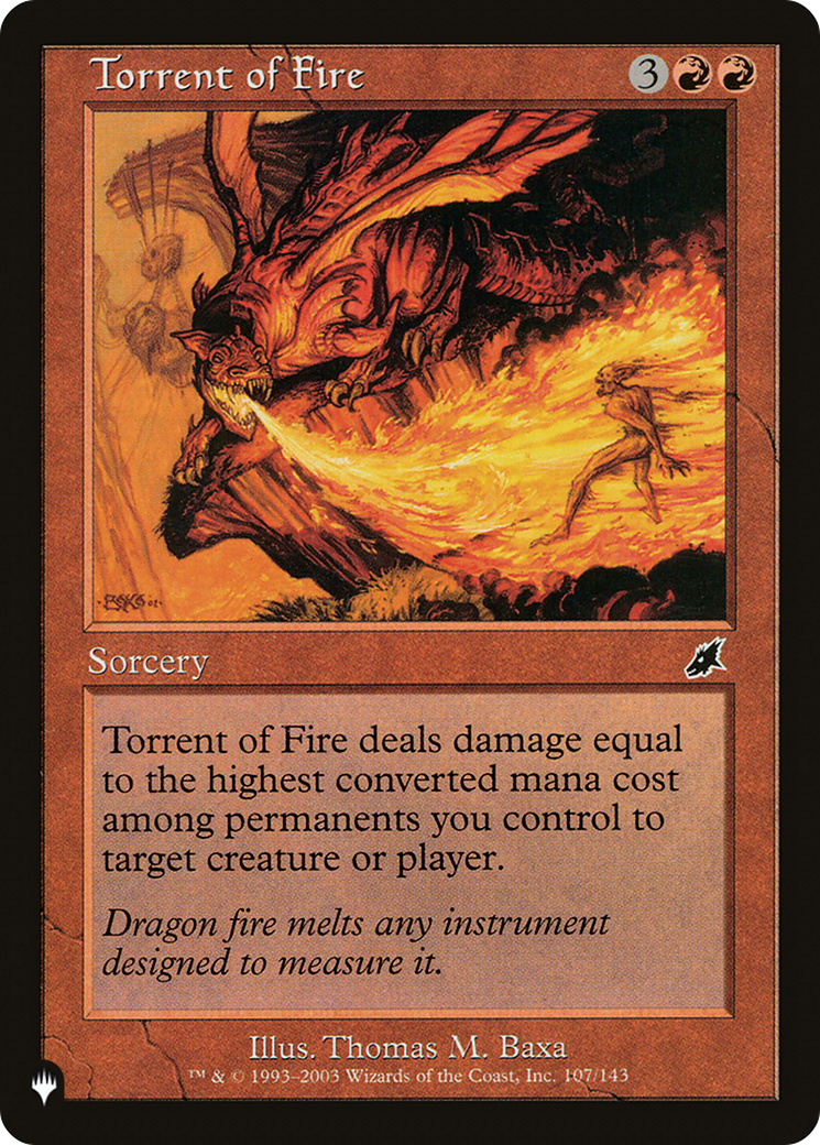 Torrent of Fire [The List] | Black Swamp Games