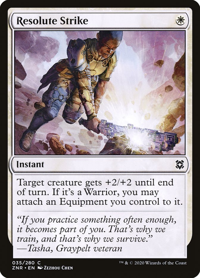 Resolute Strike [Zendikar Rising] | Black Swamp Games