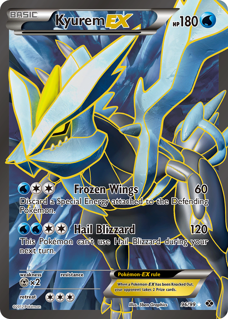 Kyurem EX (96/99) [Black & White: Next Destinies] | Black Swamp Games