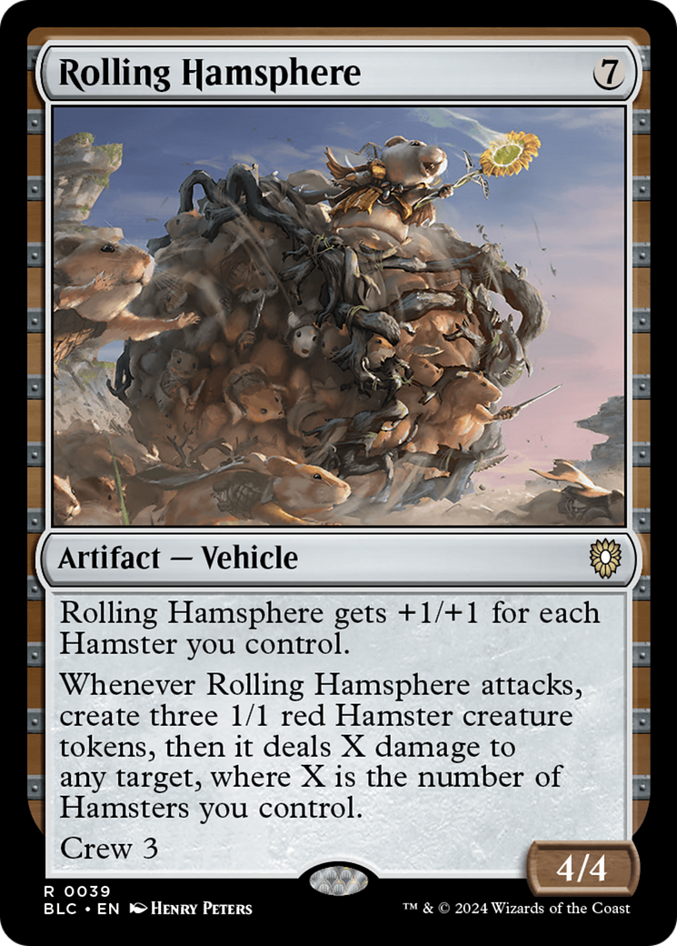 Rolling Hamsphere [Bloomburrow Commander] | Black Swamp Games