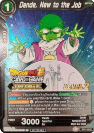 Dende, New to the Job (Level 2) (BT5-109) [Judge Promotion Cards] | Black Swamp Games