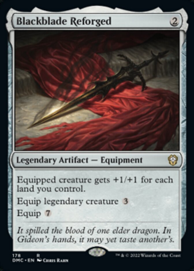 Blackblade Reforged [Dominaria United Commander] | Black Swamp Games