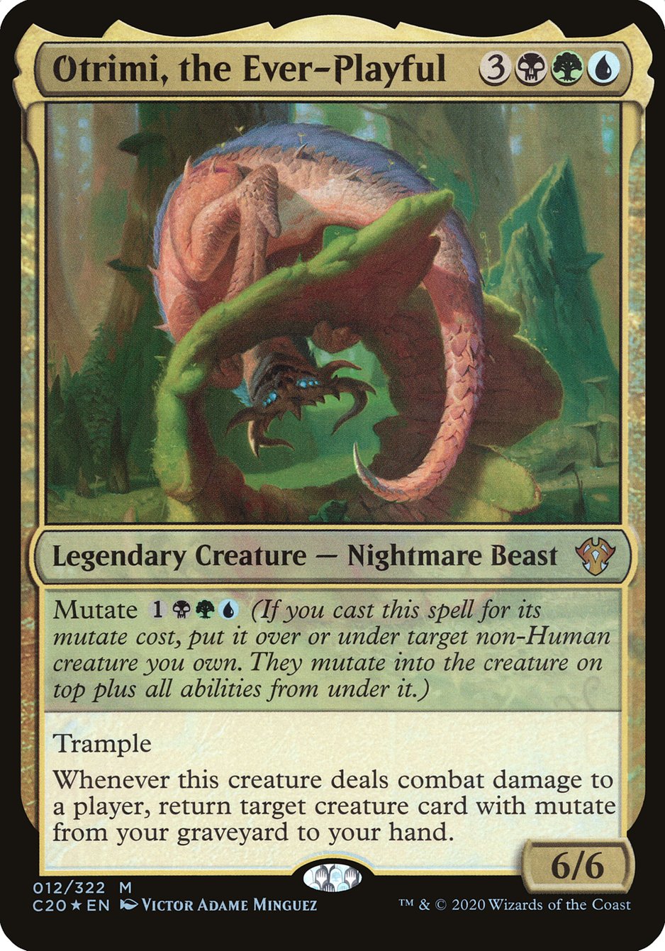 Otrimi, the Ever-Playful (Oversized) [Commander 2020 Oversized] | Black Swamp Games