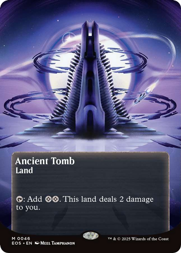 Ancient Tomb (0046) (Borderless) [Edge of Eternities: Stellar Sights] | Black Swamp Games