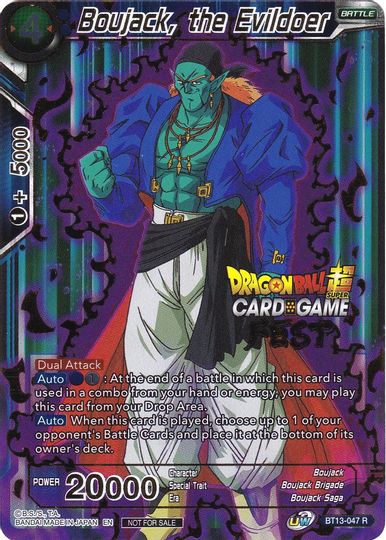 Boujack, the Evildoer (Card Game Fest 2022) (BT13-047) [Tournament Promotion Cards] | Black Swamp Games