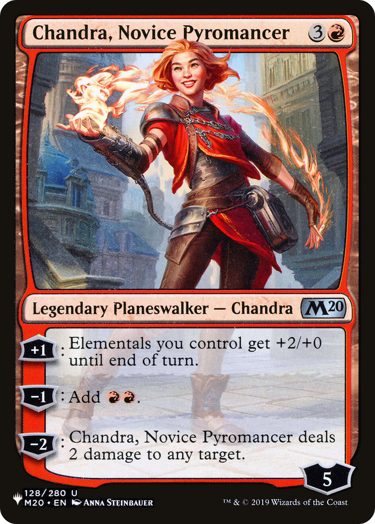 Chandra, Novice Pyromancer [The List Reprints] | Black Swamp Games