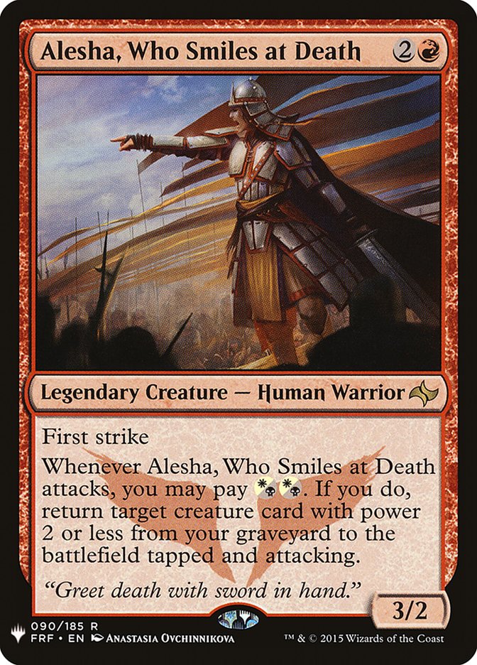 Alesha, Who Smiles at Death [Mystery Booster] | Black Swamp Games