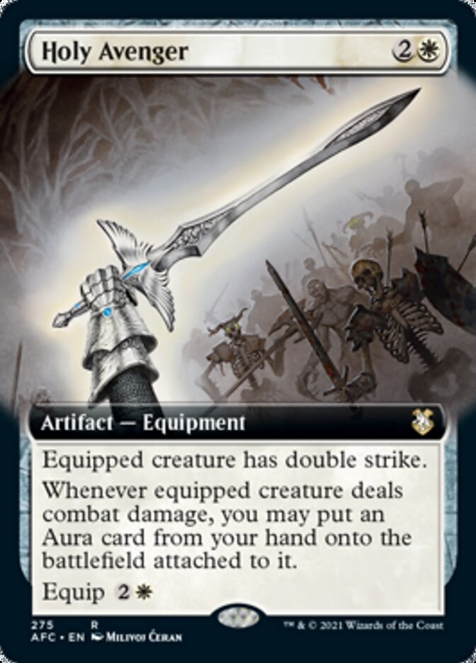 Holy Avenger (Extended Art) [Dungeons & Dragons: Adventures in the Forgotten Realms Commander] | Black Swamp Games