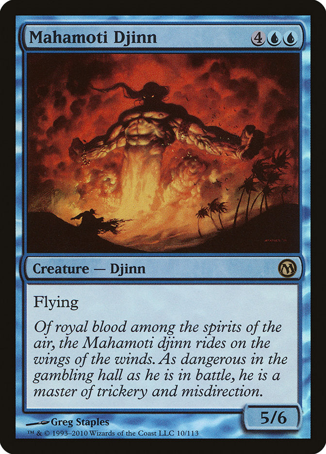 Mahamoti Djinn [Duels of the Planeswalkers] | Black Swamp Games