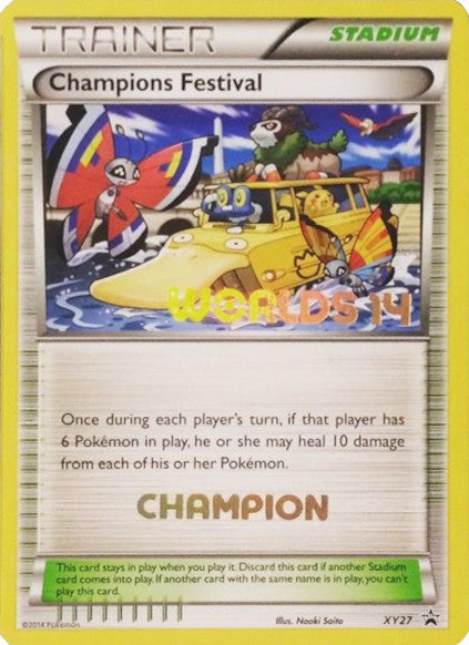 Champions Festival (XY27) (2014 Champion) [XY: Black Star Promos] | Black Swamp Games