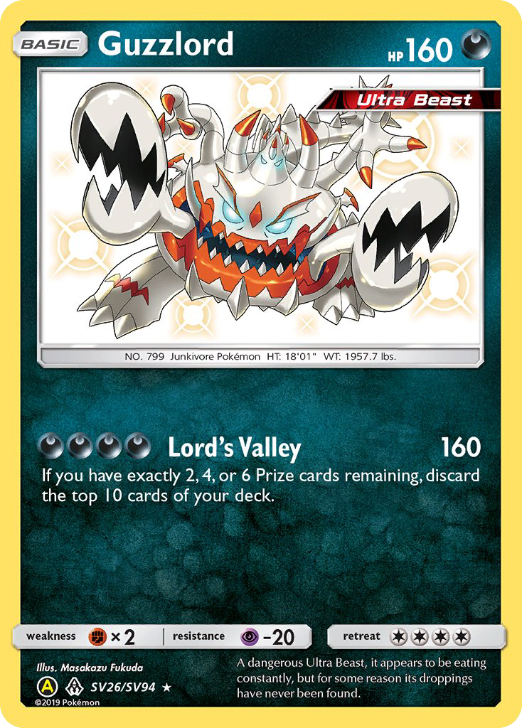 Guzzlord (SV26/SV94) [Sun & Moon: Hidden Fates - Shiny Vault] | Black Swamp Games