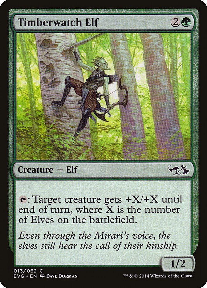 Timberwatch Elf (Elves vs. Goblins) [Duel Decks Anthology] | Black Swamp Games