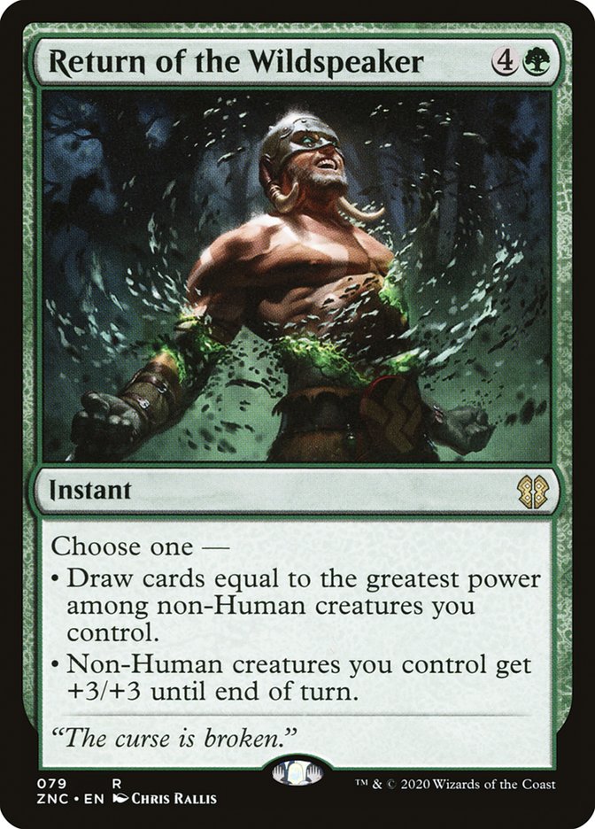 Return of the Wildspeaker [Zendikar Rising Commander] | Black Swamp Games