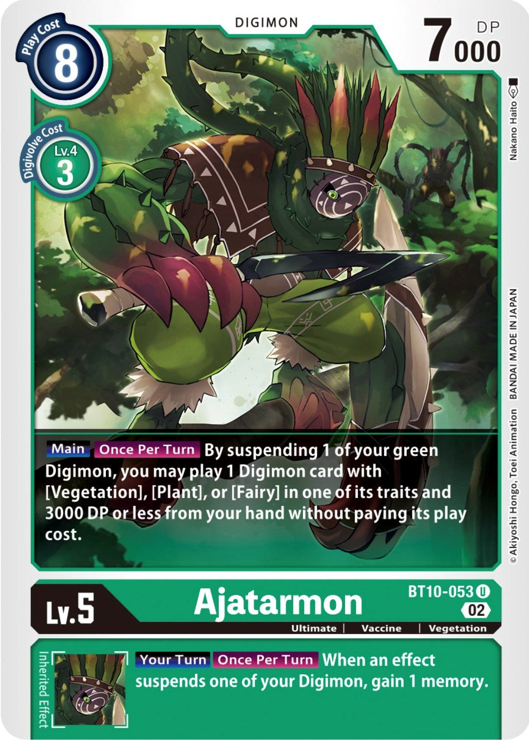 Ajatarmon [BT10-053] [Xros Encounter] | Black Swamp Games