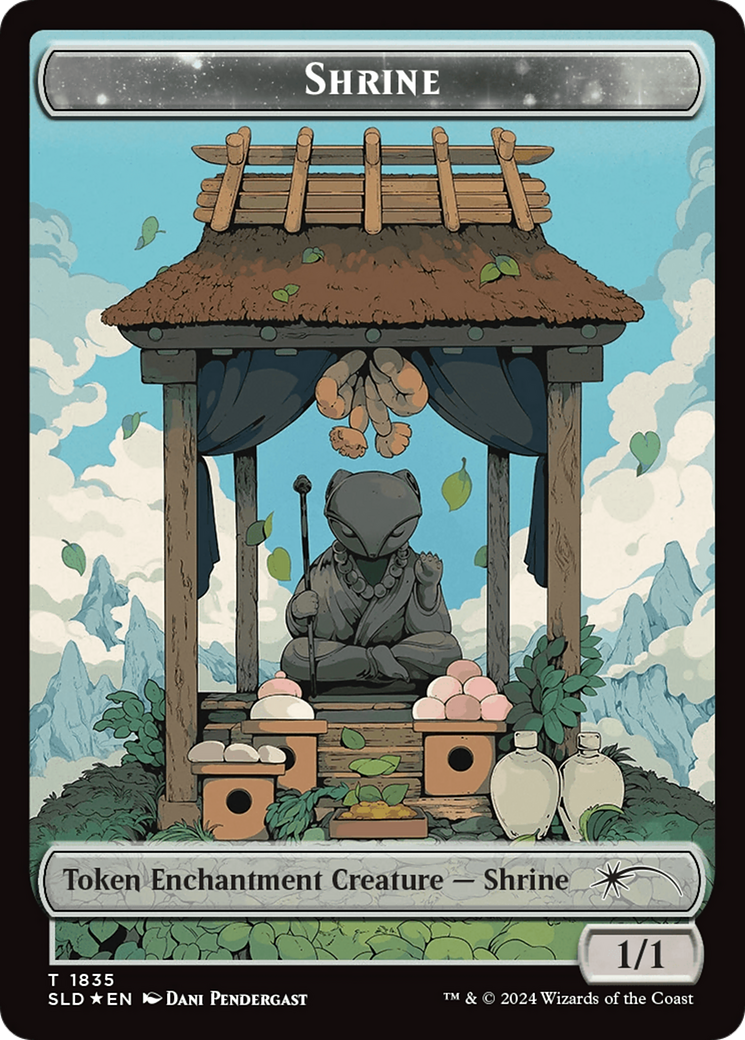 Shrine Token (Rainbow Foil) [Secret Lair: From Cute to Brute Tokens] | Black Swamp Games