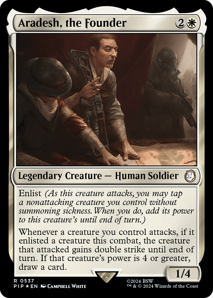 Aradesh, the Founder (Surge Foil) [Fallout] | Black Swamp Games