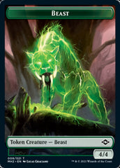 Beast // Food (17) Double-Sided Token [Modern Horizons 2 Tokens] | Black Swamp Games