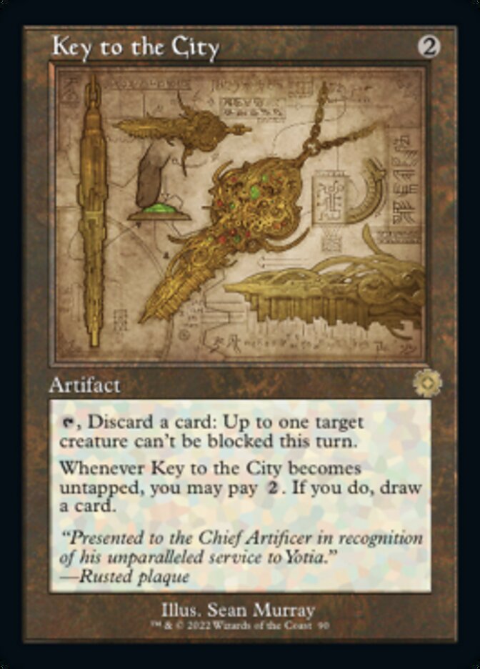 Key to the City (Retro Schematic) [The Brothers' War Retro Artifacts] | Black Swamp Games
