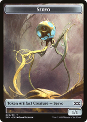 Human Soldier // Servo Double-Sided Token [Double Masters Tokens] | Black Swamp Games