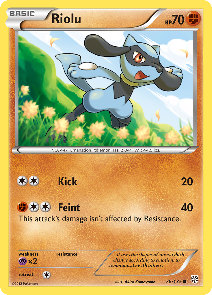 Riolu (76/135) [Black & White: Plasma Storm] | Black Swamp Games