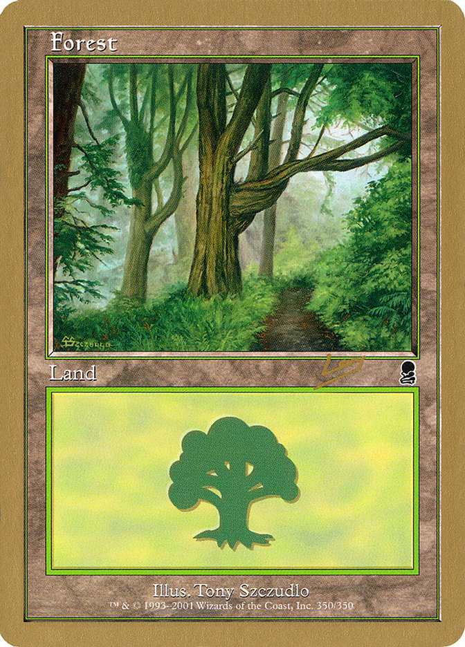 Forest (rl350) (Raphael Levy) [World Championship Decks 2002] | Black Swamp Games
