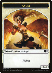 Angel // Cat Double-Sided Token [Commander 2014 Tokens] | Black Swamp Games