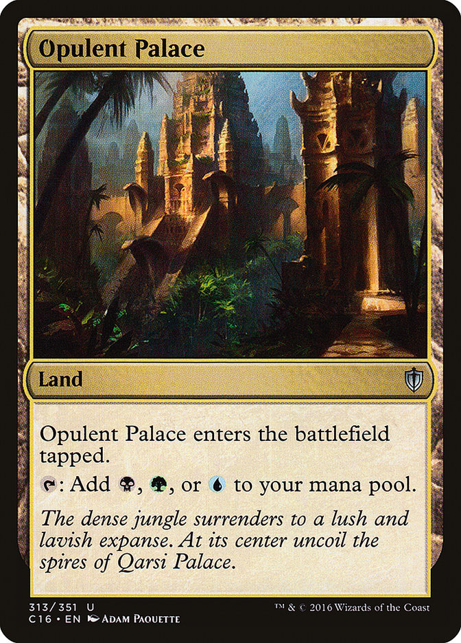 Opulent Palace [Commander 2016] | Black Swamp Games