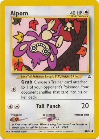 Aipom (41/64) [Neo Revelation Unlimited] | Black Swamp Games