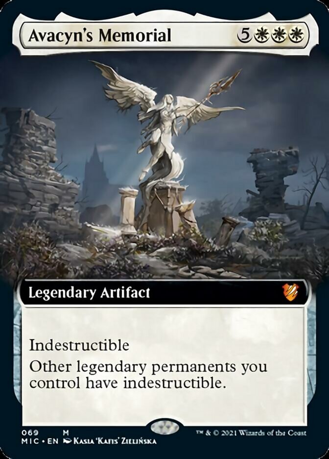 Avacyn's Memorial (Extended Art) [Innistrad: Midnight Hunt Commander] | Black Swamp Games