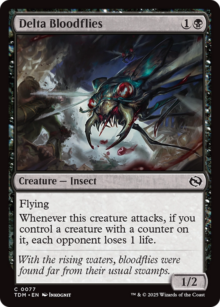 Delta Bloodflies [Tarkir: Dragonstorm] | Black Swamp Games