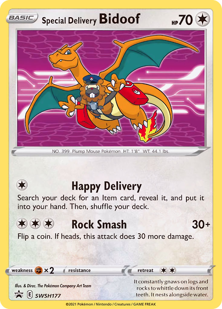 Special Delivery Bidoof (SWSH177) [Sword & Shield: Black Star Promos] | Black Swamp Games