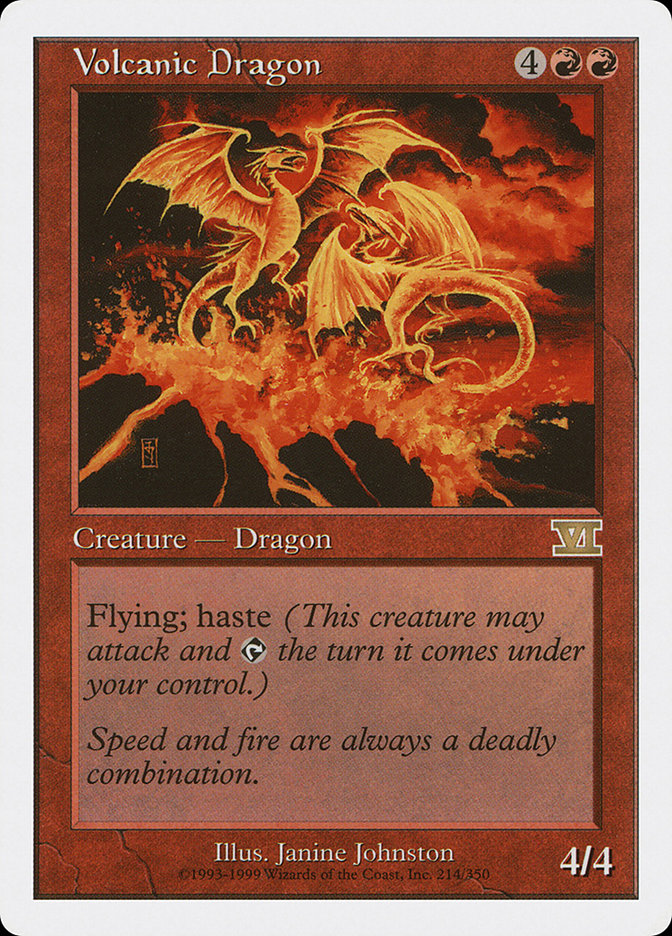 Volcanic Dragon [Classic Sixth Edition] | Black Swamp Games