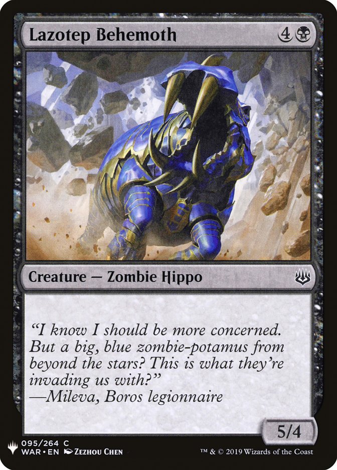 Lazotep Behemoth [Mystery Booster] | Black Swamp Games