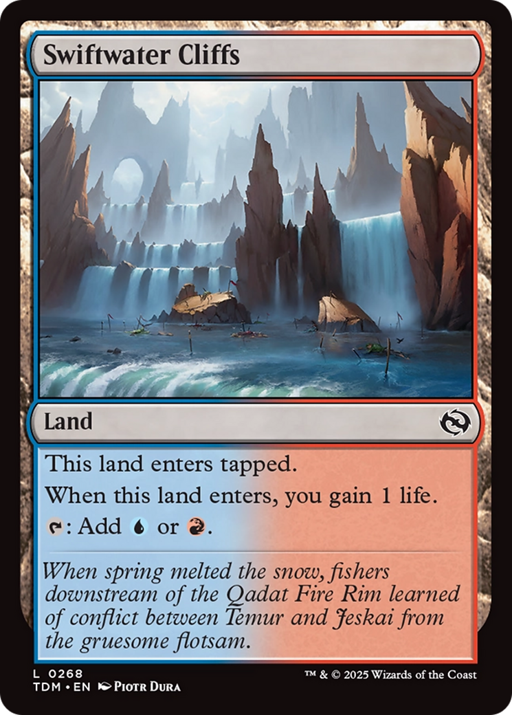 Swiftwater Cliffs [Tarkir: Dragonstorm] | Black Swamp Games