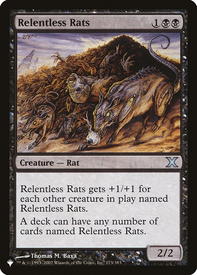 Relentless Rats [The List] | Black Swamp Games