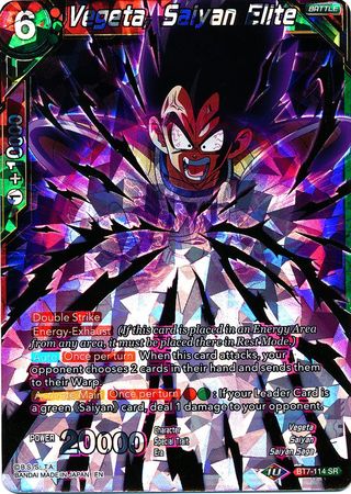 Vegeta, Saiyan Elite (BT7-114) [Assault of the Saiyans] | Black Swamp Games