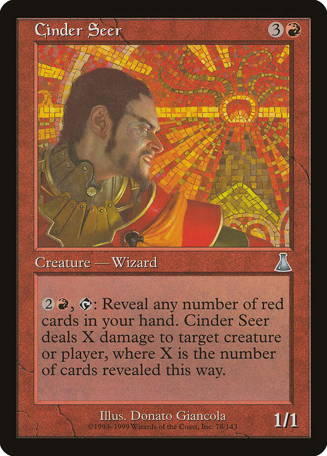 Cinder Seer [Urza's Destiny] | Black Swamp Games