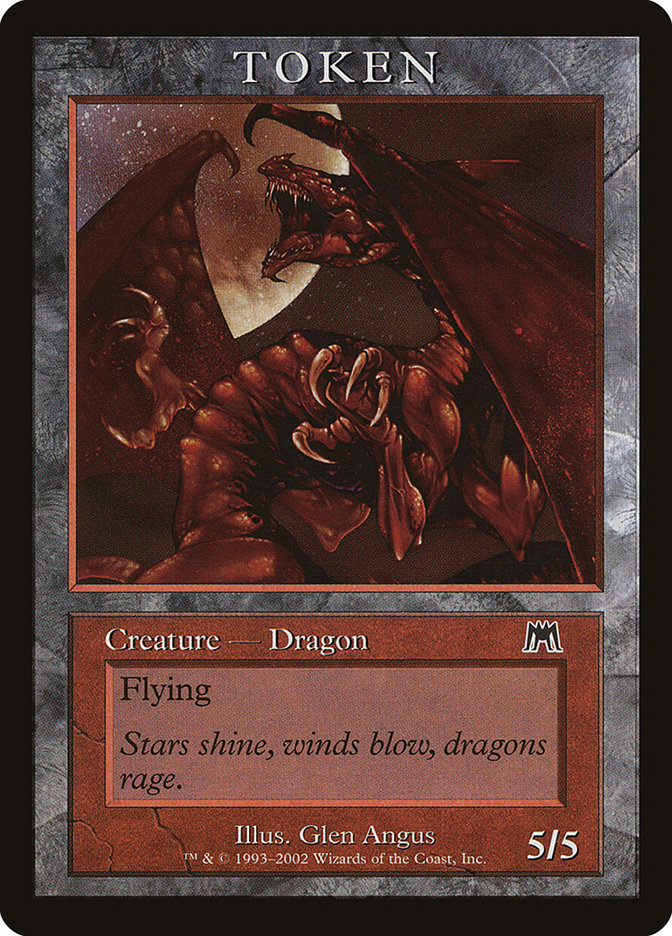 Dragon Token [Magic Player Rewards 2002] | Black Swamp Games