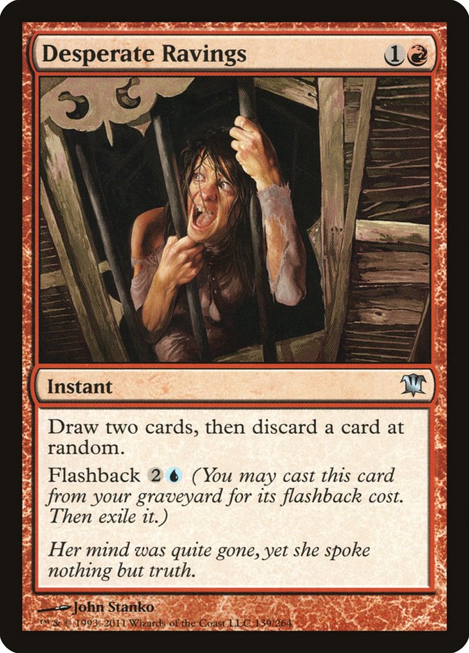 Desperate Ravings [Innistrad] | Black Swamp Games