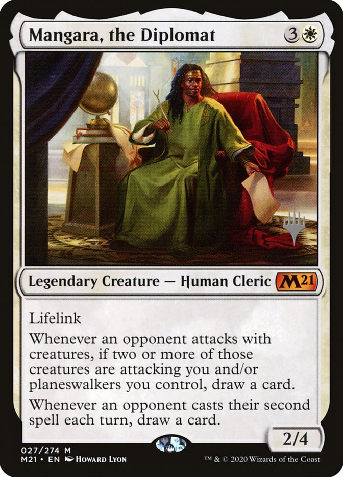 Mangara, the Diplomat (Promo Pack) [Core Set 2021 Promos] | Black Swamp Games