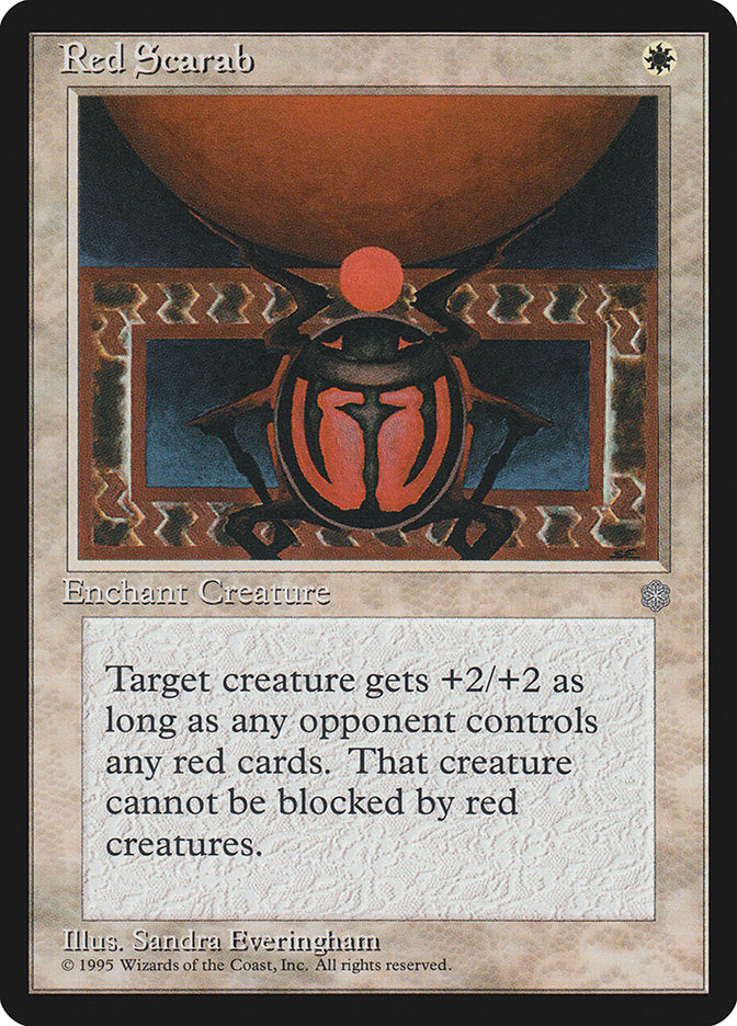Red Scarab [Ice Age] | Black Swamp Games