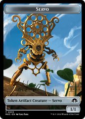 Illusion // Servo Double-Sided Token [Modern Horizons 3 Commander Tokens] | Black Swamp Games