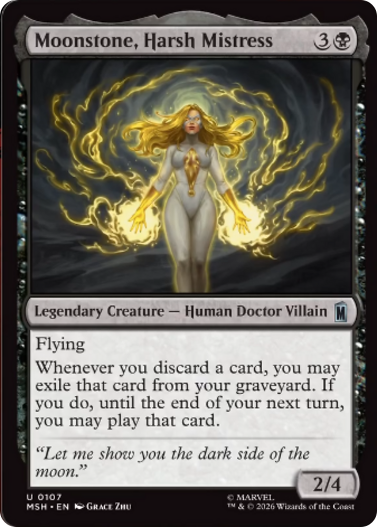 Moonstone, Harsh Mistress [Marvel Super Heroes] | Black Swamp Games