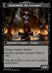 Jerren, Corrupted Bishop // Ormendahl, the Corrupted [Innistrad: Midnight Hunt] | Black Swamp Games