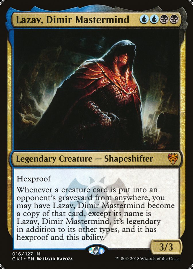 Lazav, Dimir Mastermind [Guilds of Ravnica Guild Kit] | Black Swamp Games